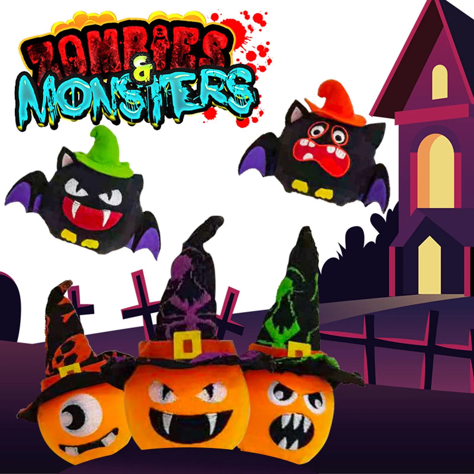 

Halloween Pumpkin Ghost Light Ball Window Display Decoration decoracao para sala Room Decoration Accessories