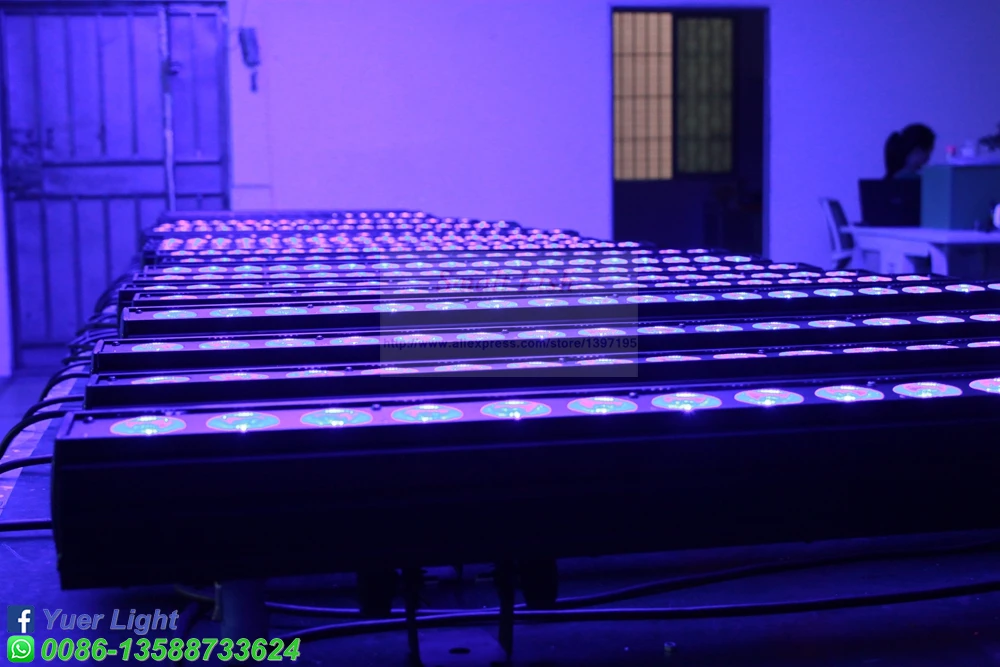2 шт./партия светодиодный светильник RGBWA+ UV 6в1 цвет 18x18 Вт светодиодный светильники размытого света идеально подходит для сцены, для вечеринки, для диджеев Дискотека свадебные светодиодные прожекторы
