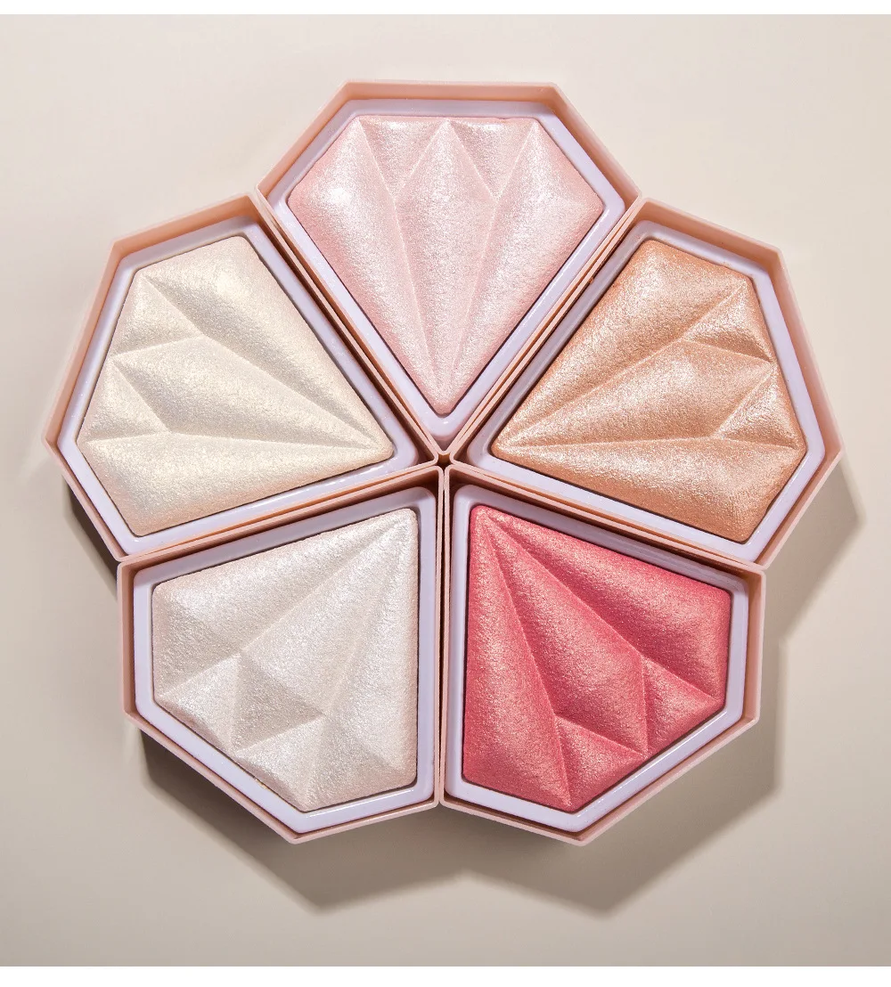 Алмазная пудра Хайлайтер для осветления тона кожи объем блеск тени носа