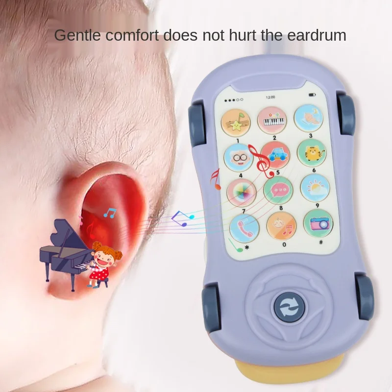 montessori toy phone for kids 1 year 2 year educational baby mobile phone toy for girl 13 24 months boy musical learning machine free global shipping