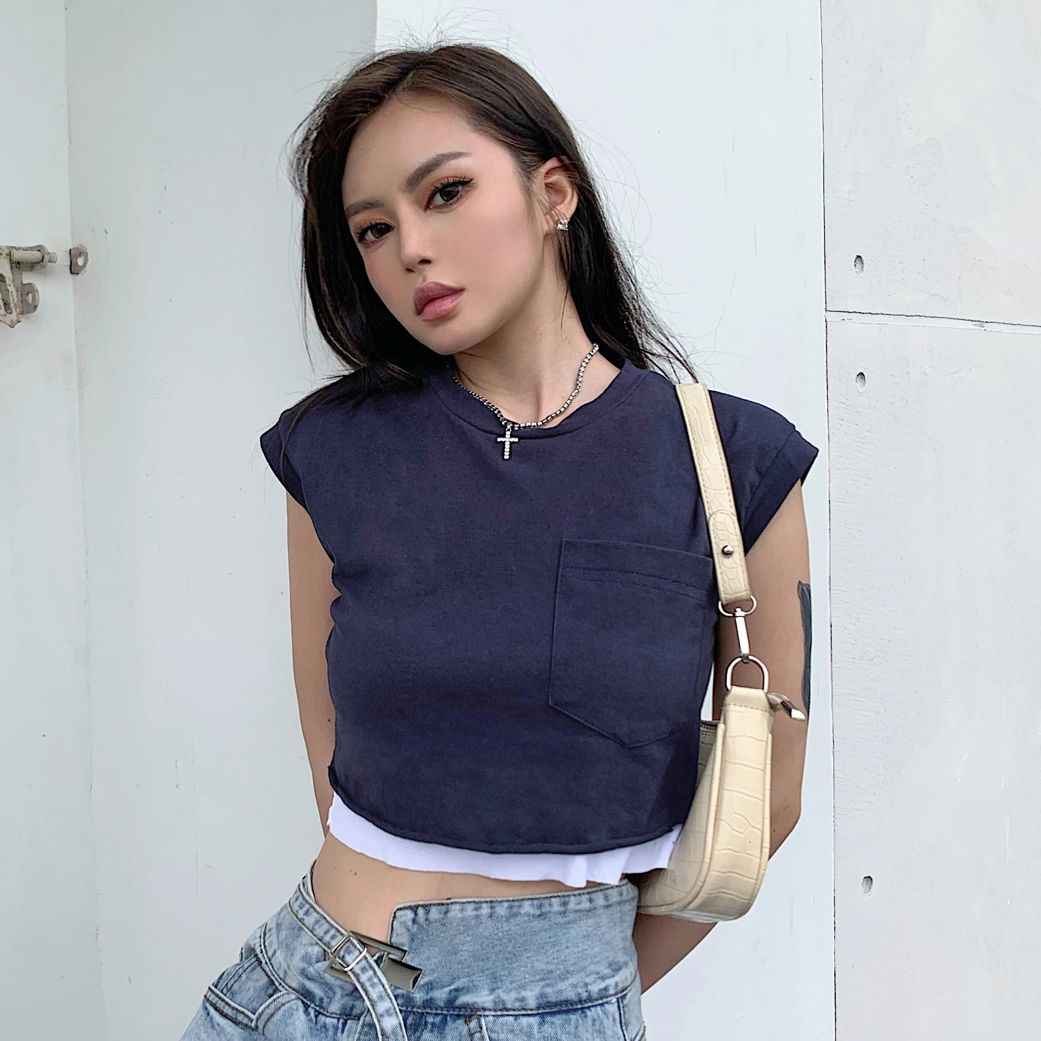 Уличная красная сетчатая рубашка в европейском и американском стиле с