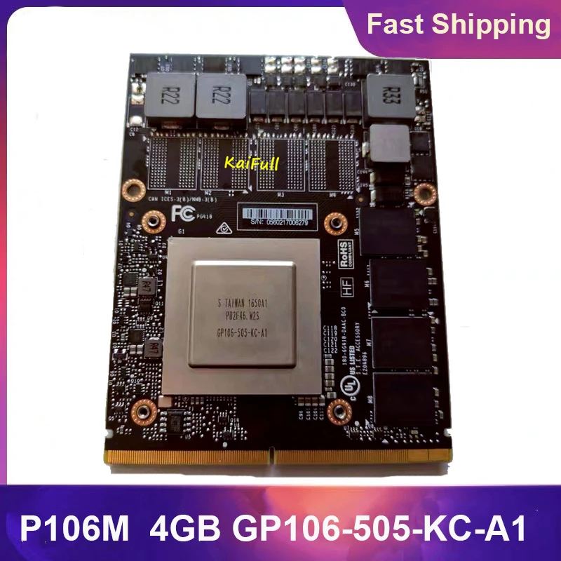 Видеокарта P106M P106 видеокарта для игр на 4 ГБ графическая карта GPU MXM VGA ноутбука