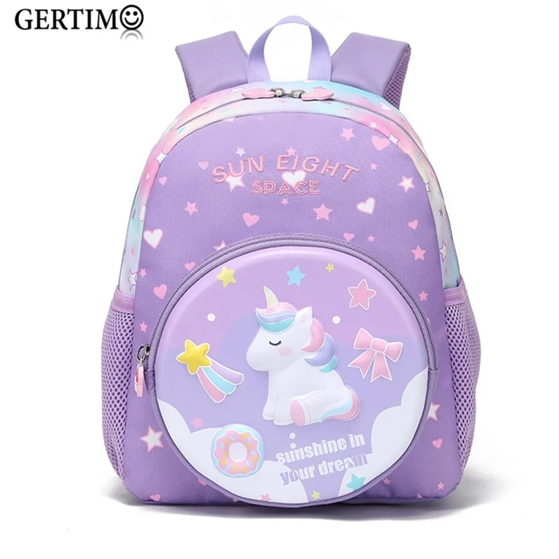 Kids Backpacks Preschool 3D Cartoon Dinosaur Space Kindergarten Tollder Backpack School Bags Waterproof Nylon Fashion Baby Bag