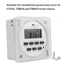 Программируемое реле времени CN101A 102A пластиковая водонепроницаемая крышка цифровой ЖК-таймер питания