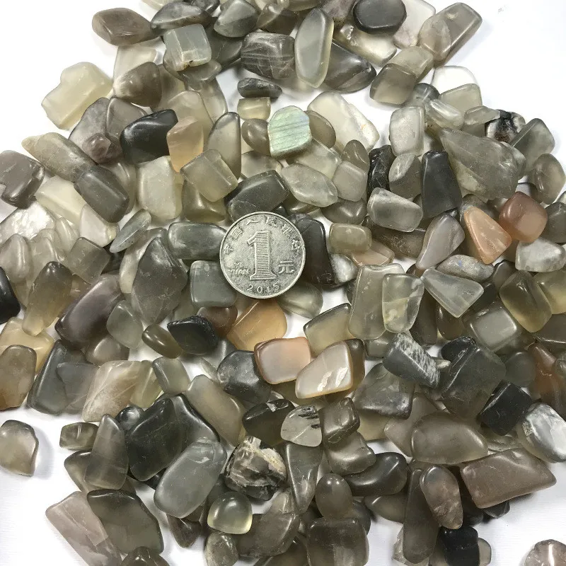 Прямая доставка 100g 3 Размеры натуральный черный Sunstone из лунного камня