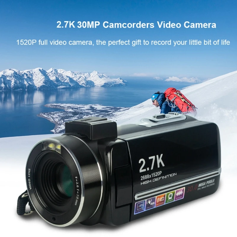 

Vlog Camera 1520P Full 16 Million Pixel DV Camcorder Digital Video Camera Screen For Recorder Digital Camera