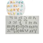 Шоколадная форма с буквами алфавит, силиконовая форма сделай сам для печенья ручной работы, жаростойкая посуда для торта, помадки, украшения торта, кухонные инструменты для выпечки