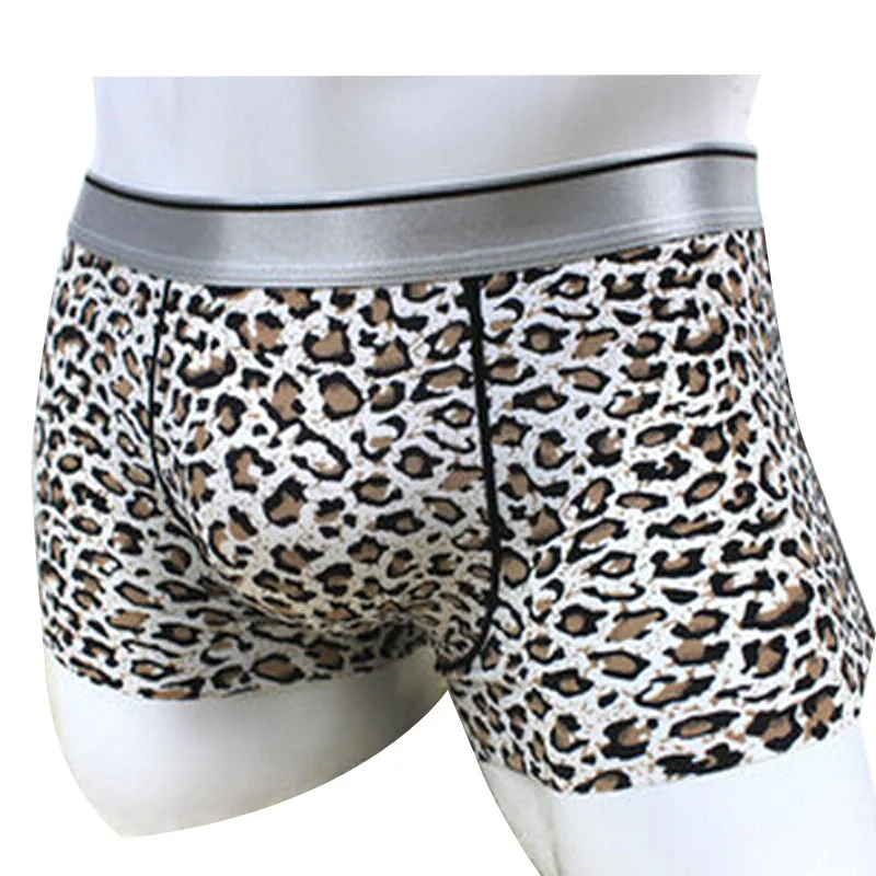 Мужские трусы боксеры с леопардовым принтом мужские шорты трусы|Мужские боксеры|