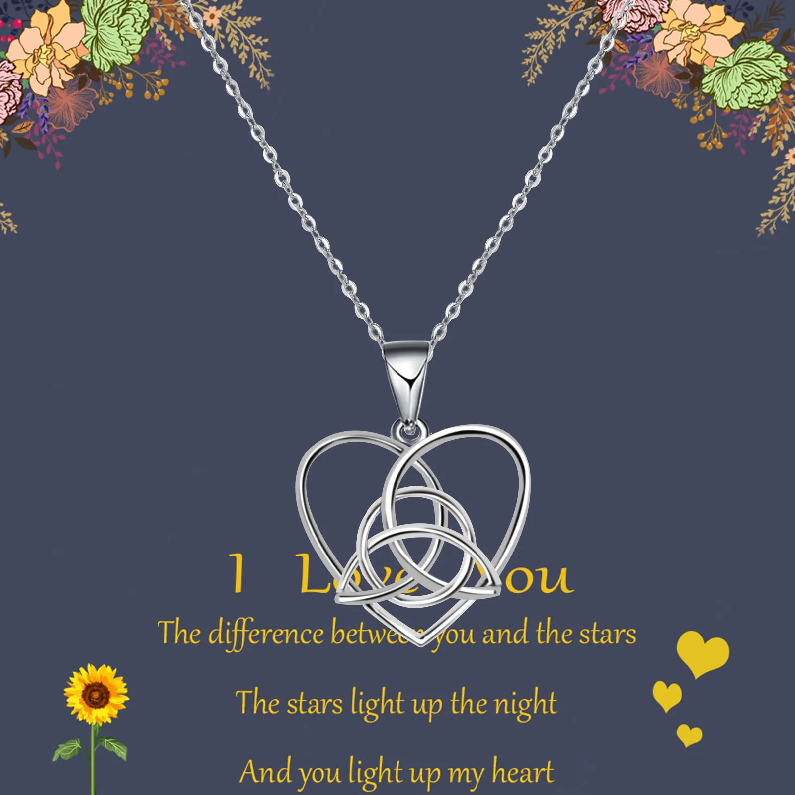 

Personalized simple and versatile new love necklace interlocking cross peach heart pendant jewelry fashion lady clavicle chain i