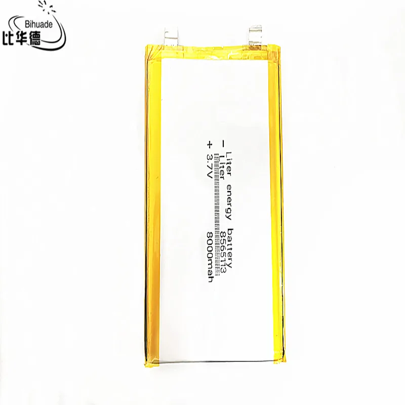 

Good Qulity without protective plate 3.7V 8000mAH 8565113 Polymer lithium ion / Li-ion battery for tablet pc BANK,GPS,mp3,mp4