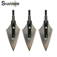 6pcs 160 grains archery hunting arrowhead broadheads target arrow points for recurve compound bow outdoor shooting accessories