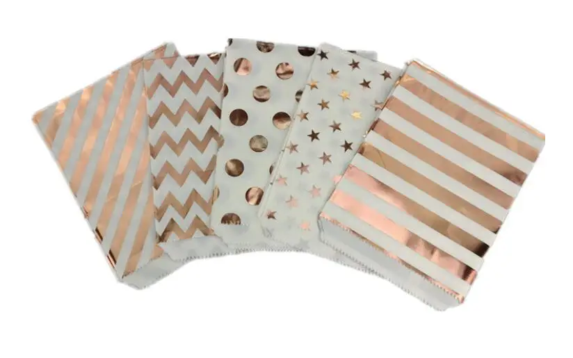 25 шт. сумки для конфет высококачественные вечерние бумажные пакеты в горошек