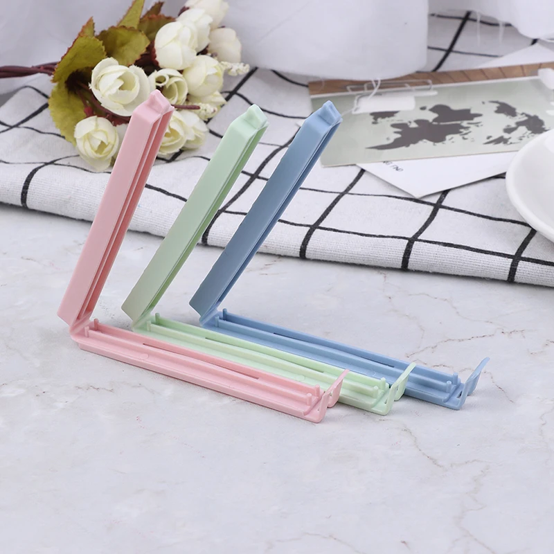

5pcs/lot Kitchen Tool Food Bag Clips Food Snack Storage Sealing Seal Bag Clips Sealer Clamp Home Food Close Clip Seal
