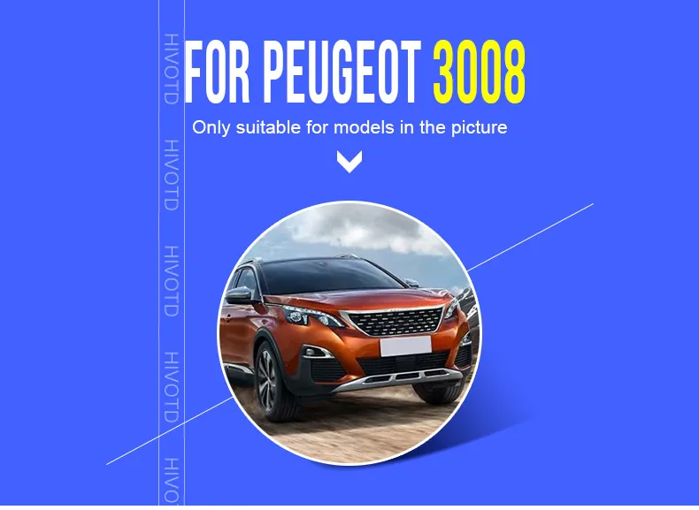 Hivotd для peugeot 3008 5008 приборной панели автомобиля Закаленное стекло протектор экрана прозрачная Центральная пленка аксессуары для интерьера