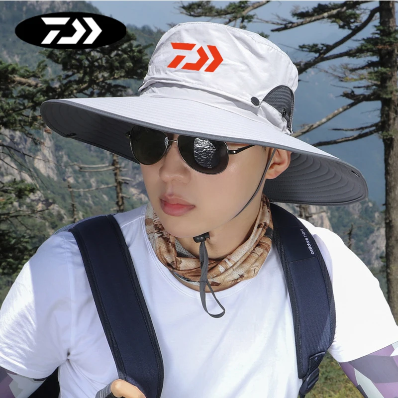2020 Daiwa мужская летняя Защитная рыболовная шляпа складная уличная альпинистская
