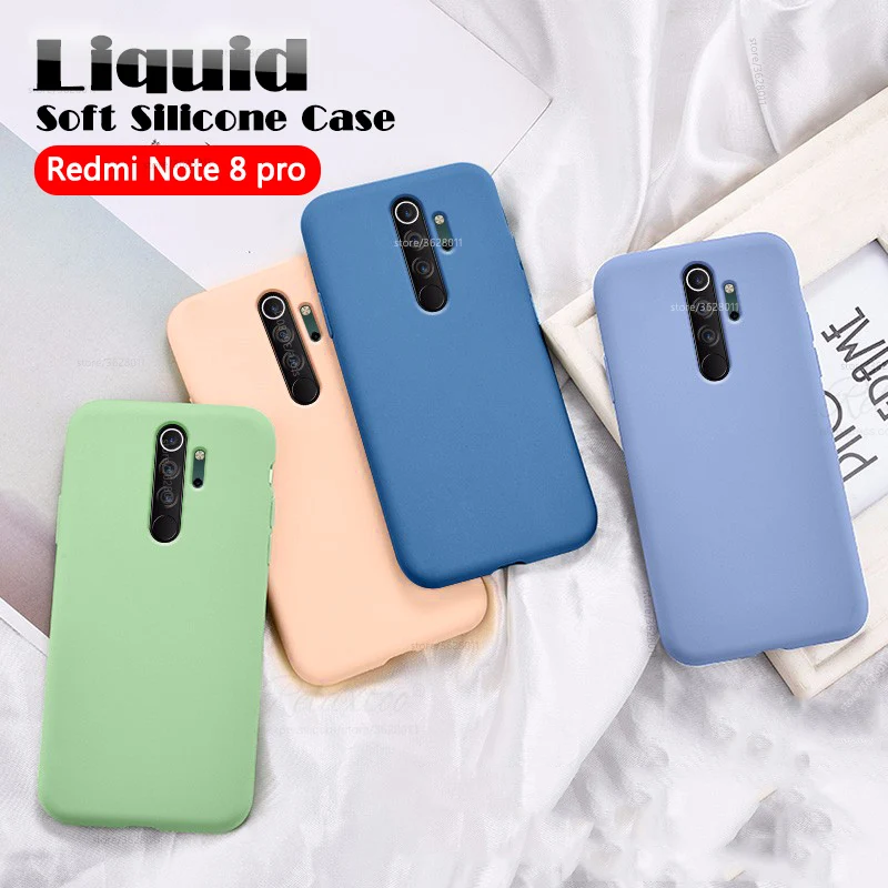 Мягкий чехол из жидкого силикона для xiaomi Redmi note 8 pro 8T 9s телефона xiomi xiaom redmi note8 8pro