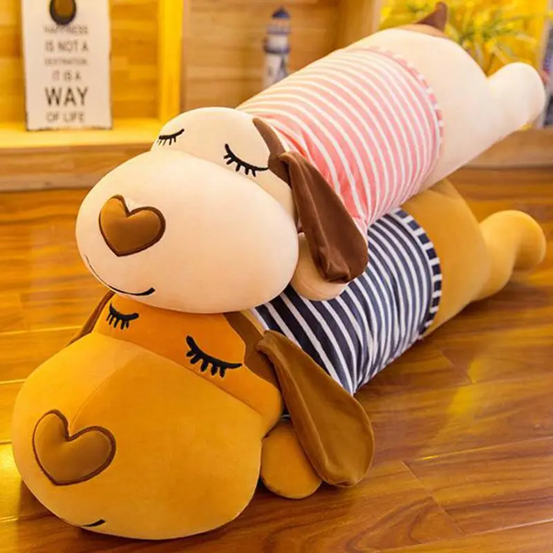 

60/120cm Soft-skinned dog plush toy Girl toy Doll pillow Child doll Baby toy High-quality soft fur Birthday gift Christmas gift