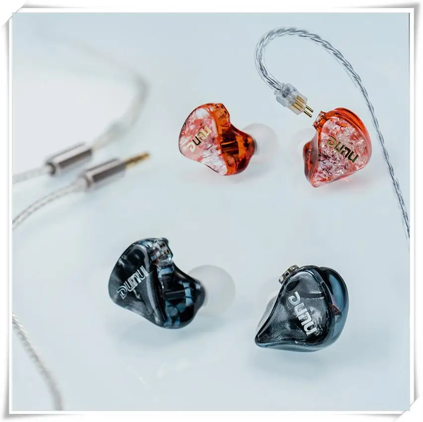 DUNU DM480 Титан двойной Динамический драйвер в наушники вкладыши Наушники с 2 Pin/0 78 мм