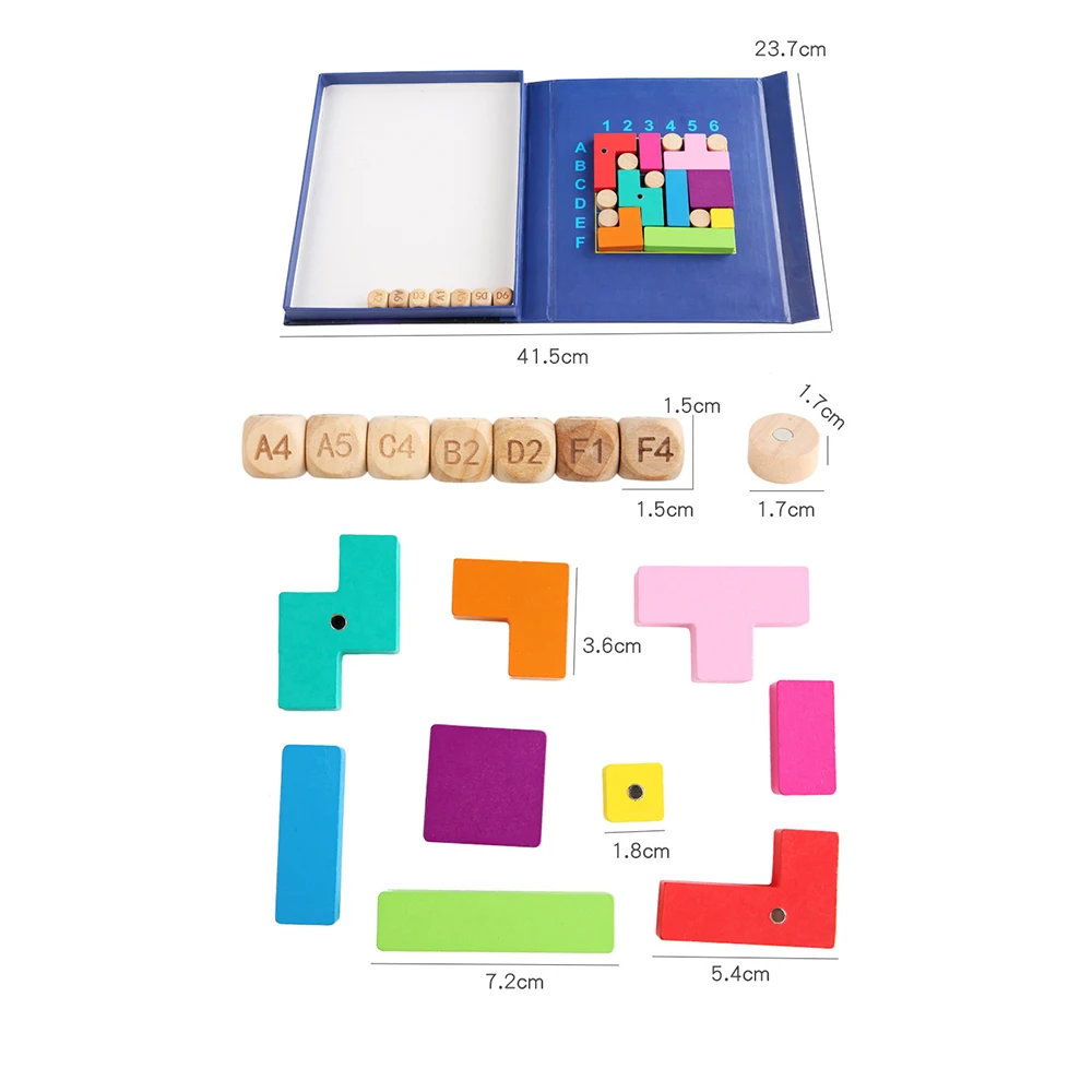 

Early Learning Educational Toy Set Colorful Puzzling Building Block Set Jigsaw Toys Magnetic Jigsaw Puzzling Game For Children
