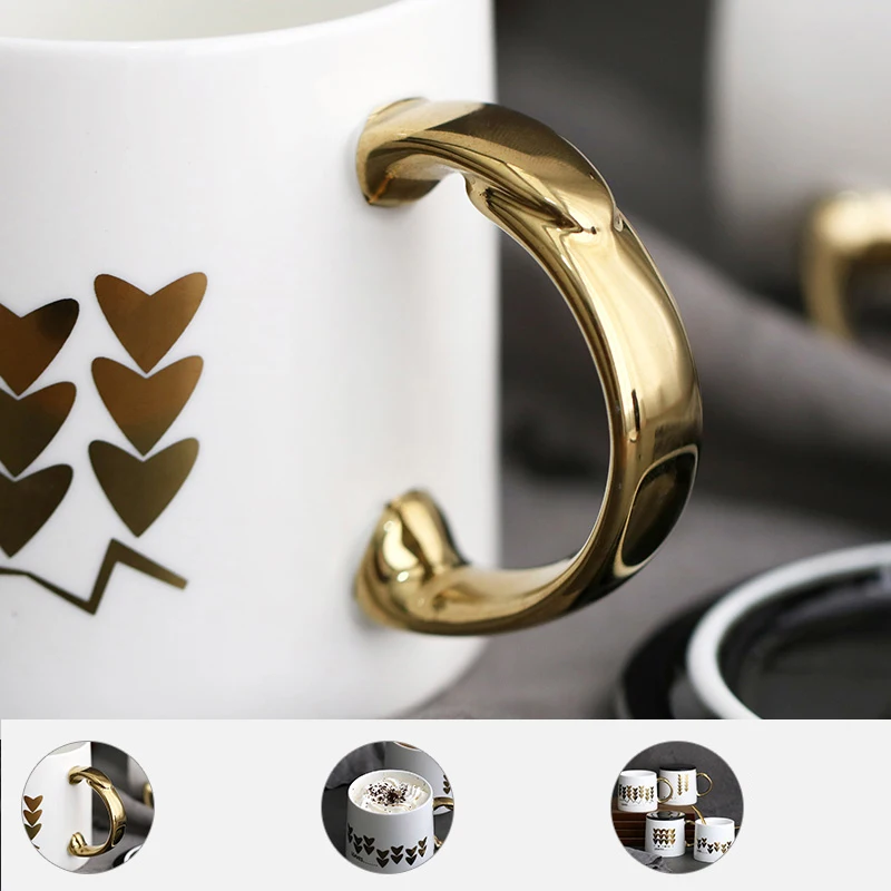 Большая Керамическая Кружка Набор чехлов для кофейных чашек простая и