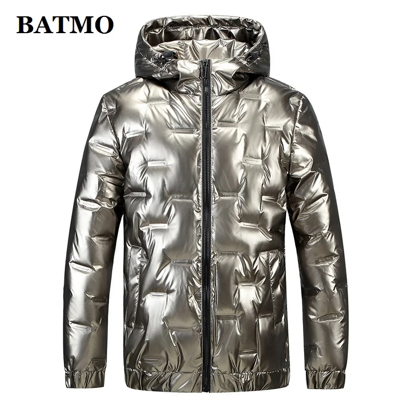 BATMO 2020 Новое поступление зимние куртки с капюшоном на белом утином пуху для