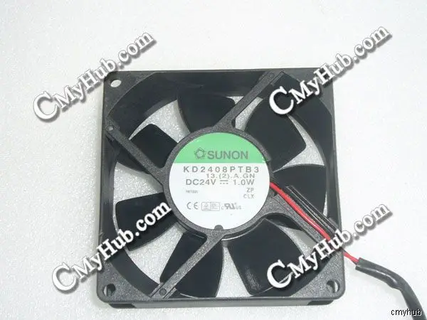 Для SUNON KD2408PTB3 13. (2). A. GN DC24V 1 0 Вт 8025 8 см 80 мм 80x80x25 3pin 3 провода Вентилятор
