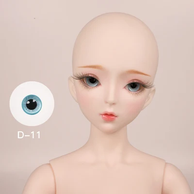 q 1/3 BJD глаз 14 мм костюм для вашей куклы 60 см много видов цветов можно выбрать - Цвет: q