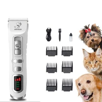 professional pet dog hair trimmer animal grooming clippers cat cutter machine shaver electric scissor clipper 110 240v ac