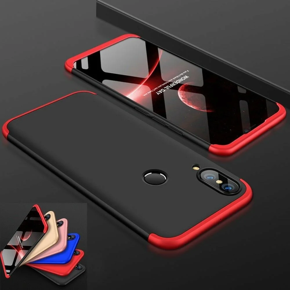 

360 Shockproof Case Slim Cover+Tempered Glass For Huawei P20 P30 Lite Pro Psmart