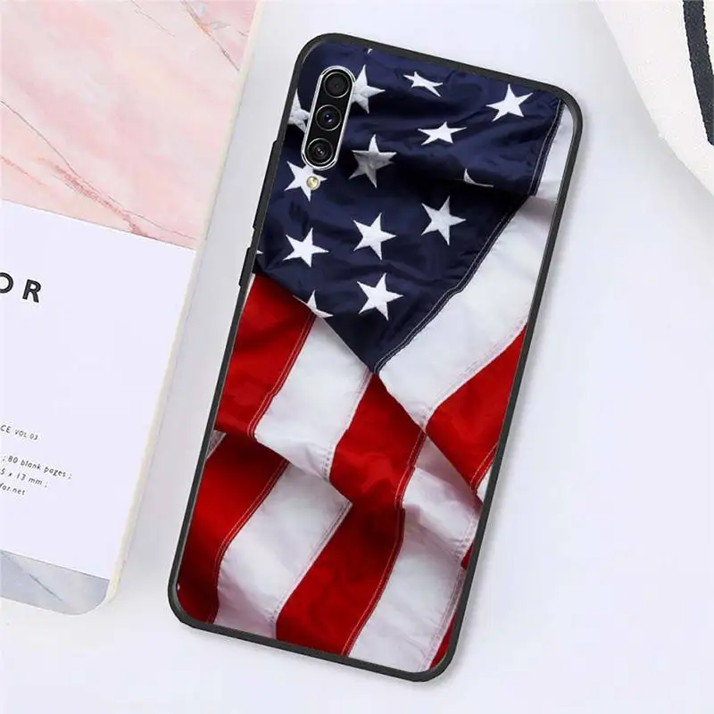 

America USA Flag design pattern Phone Case For Samsung galaxy S 9 10 20 A 10 21 30 31 40 50 51 71 s note 20 j 4 2018 plus