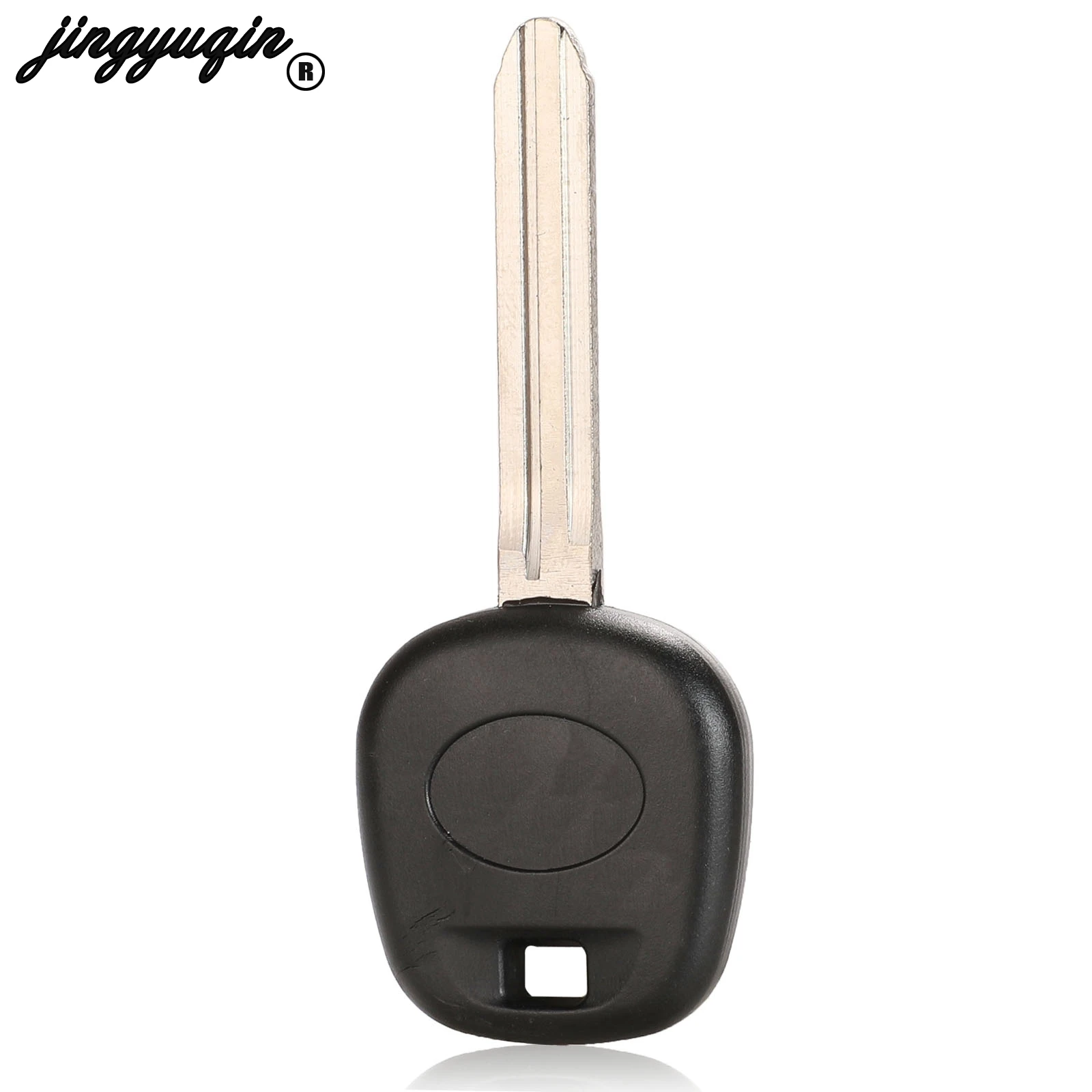 

jingyuqin Uncut Remote Ignition Car Key For Toyota Rav4 Prado Corolla Yaris Highlander Camry Toy43 Can Not Install Chip