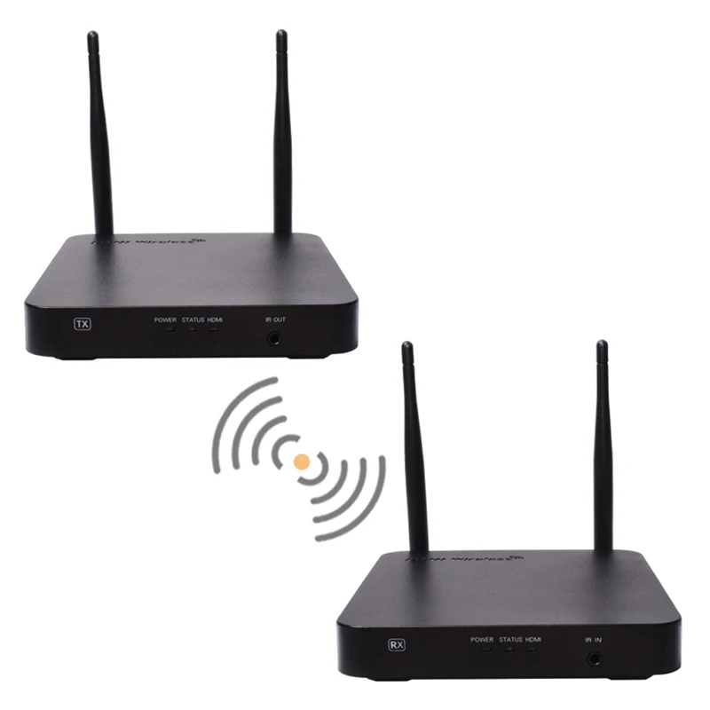 

HDMI Wireless Extender 100M Interference-Free Transmission HDMI Wireless Extender Supports Infrared EU Plug