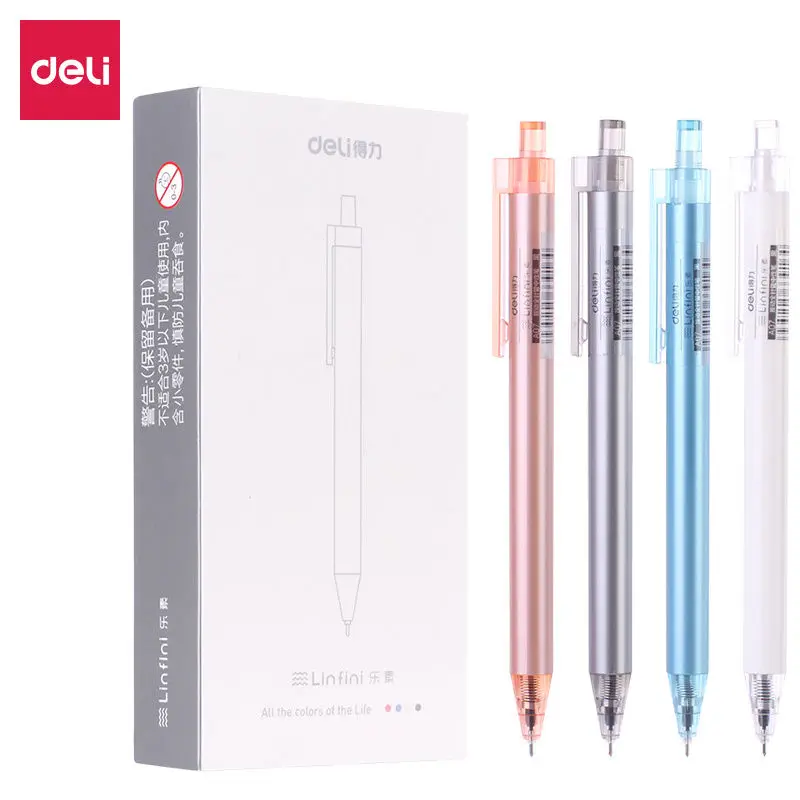 

A07 0.38mm Black Gel Pen, Press the Full Needle Tube Water-Based Signature Pen 12pcs/box Business