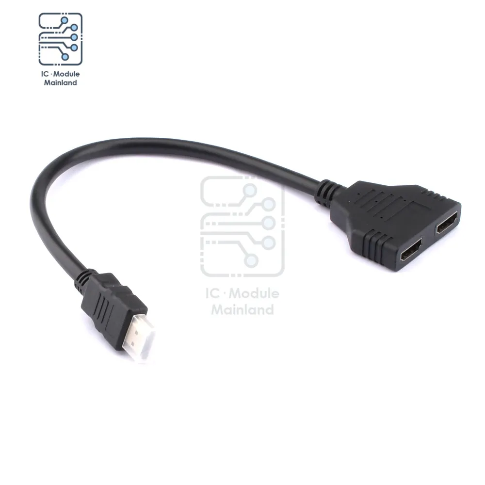 Переходник-разветвитель 30 см 1 в 2 разделительный кабель совместим с двойными