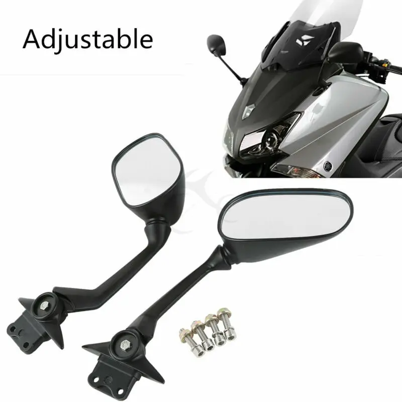 Мотоциклетные боковые зеркала заднего вида 10 мм для Yamaha T MAX 530 2012 2013 2014 12 14|Боковые