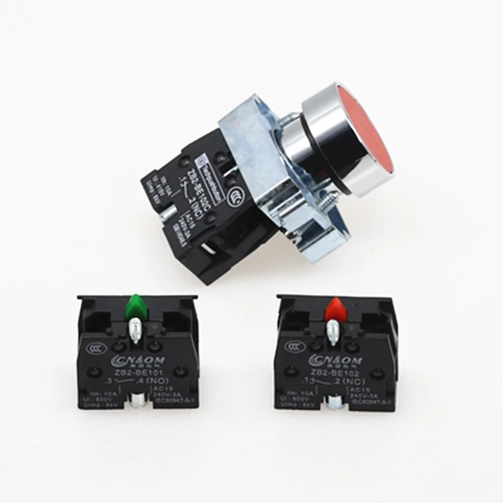 10 шт. XB2 Контактный блок Telemecanique ZB2-BE101C нормально открытый без ZB2-BE102C NC кнопочный