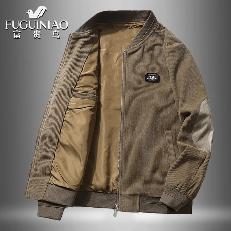 

2021 Winter Season Men'S Jacket Coat Men'S The New Casual Loose Baseball Collar Large Size Jacket Trendy Handsome Tooling Jacket