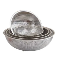 stainless steel fine mesh rice basket fruit and vegetable filter basket vegetable bowl fruit plate