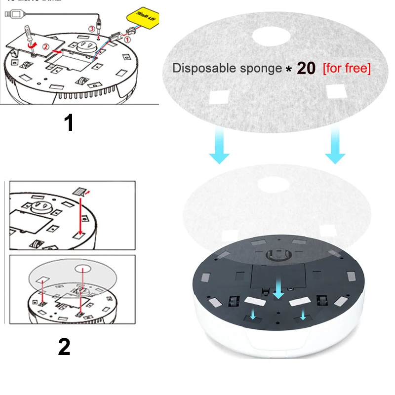 Подметание пола пылеуловитель для уборки простое управление Универсальный USB