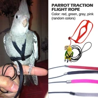 pet bird parrot harness and leash flying rope straps outdoor training traction rope for budgerigar lovebird cockatiel small bird