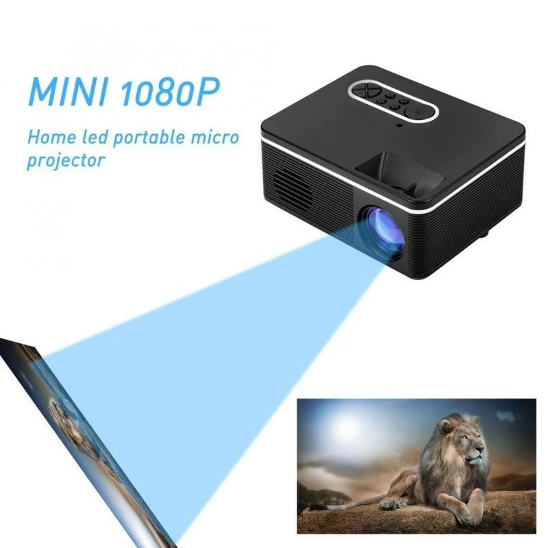 

Sonoff touch – lejada led mini projector - s361 lumens, built-in speaker, multimedia player, 320x240 pixels, 600 lumens,