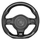 Чехол Yuji-Hong Чехлы рулевого колеса автомобиля для VW Golf 6 GTI MK6 VW Polo GTI Scirocco R Passat CC R-Line 2010 искусственная кожа