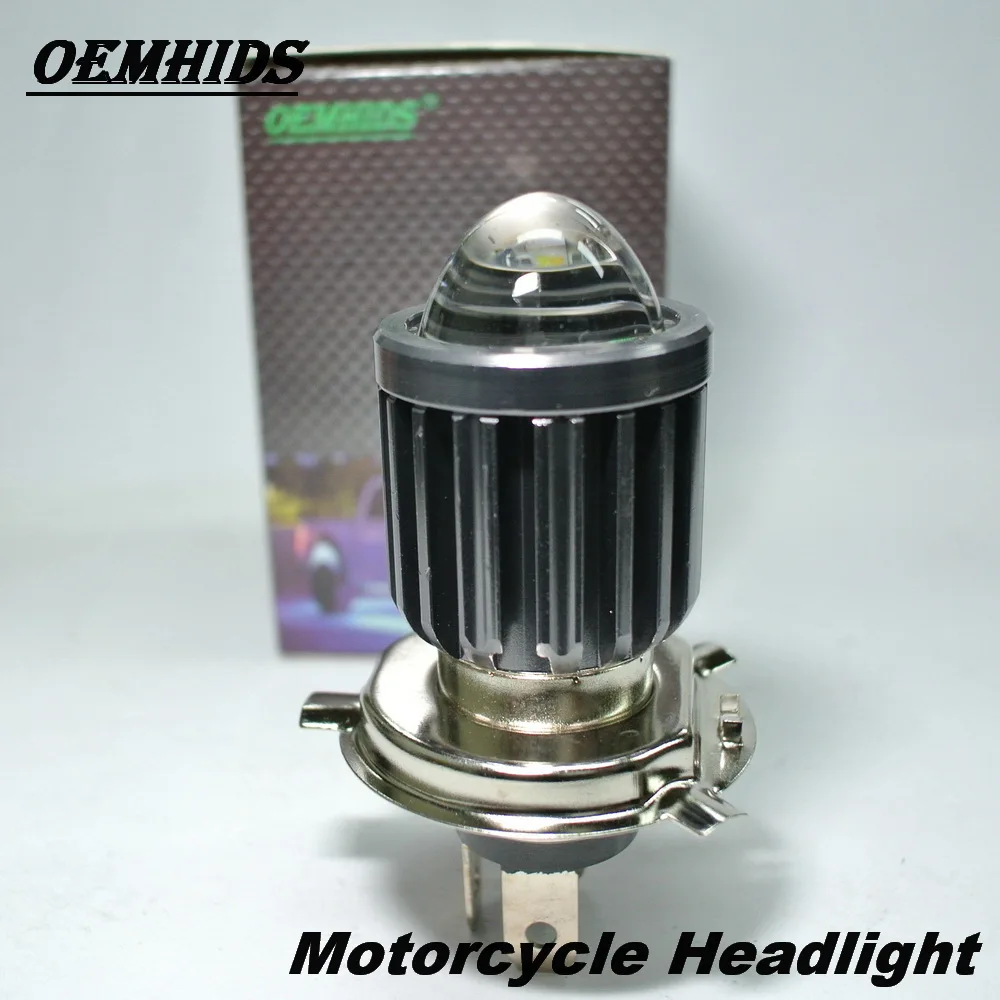 OEMHIDS H4 светодиодный фара мотоцикла Hi Lo луч мотоцикл 3000 К 6000 скутера ATV аксессуары