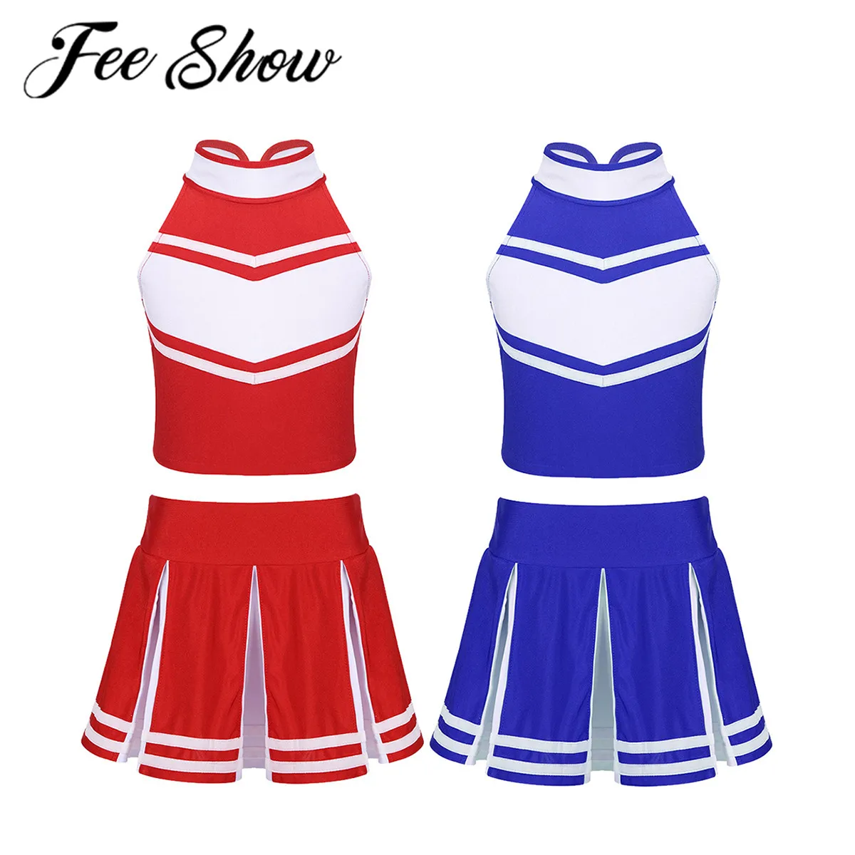 Детская школьная одежда для девочек костюм черлидеров платье-пачка балета и