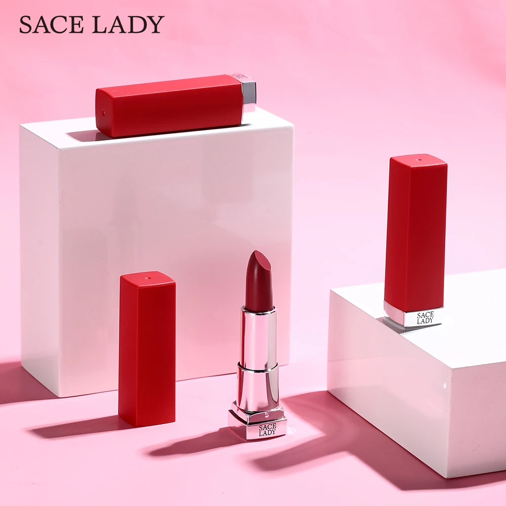 SACE LADY Шелковая матовая губная помада макияж 9 цветов водостойкая стойкая