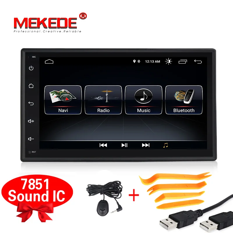 Автомобильный DVD gps android 8,1 плеер 2 din радио универсальный gps навигация Мультимедиа для Nissan Toyota Volkswagen Mazda BYD Kia VW
