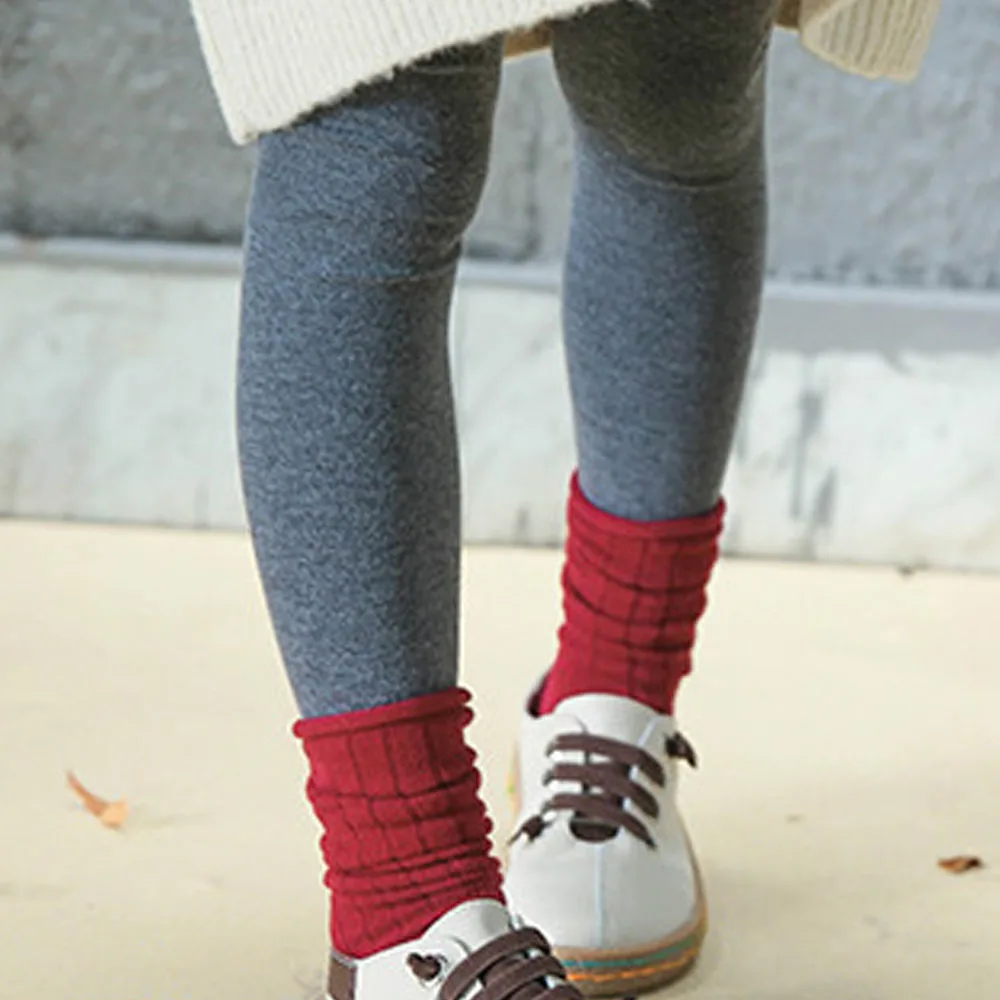 Весенне-осенне-зимние хлопковые Дышащие носки средней длины для детей