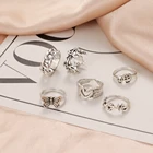 Женское кольцо с крыльями ангела ZOVOLI, винтажное серебряное кольцо с крыльями ангела в готическом стиле, в стиле панк, в стиле стимпанк, в виде сердца, бабочки, черепа, вечерние ювелирные изделия