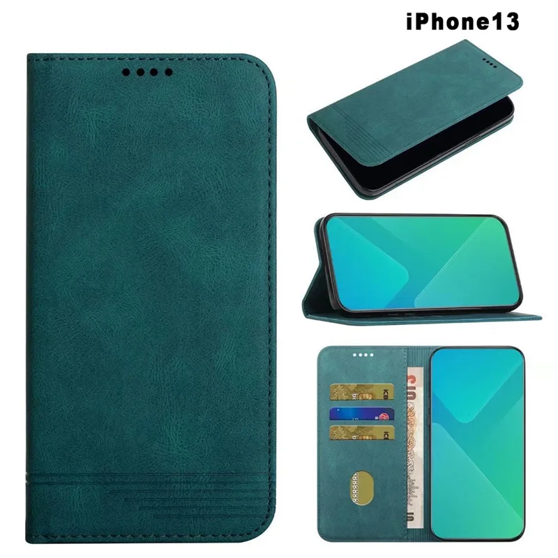 

Кожаный чехол Magne для iPhone 13 все серии прозрачный мини Pro Max iPhone13 Mini iPhone 2022 кошелек карты