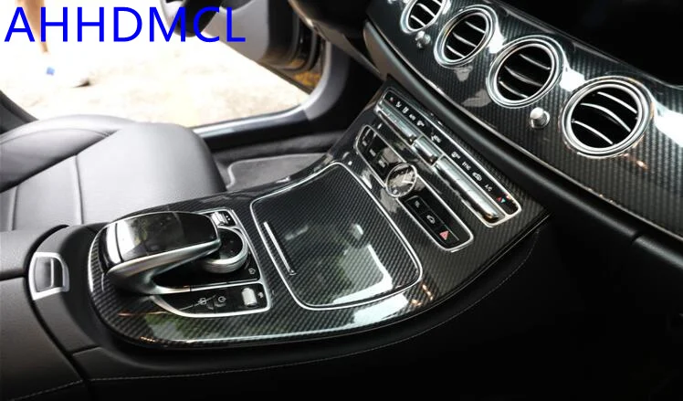 

Car Interior Sequins Mouldings Modification Decorative Trim Frame Carbon Fiber Color For E Class E200 E260 E300 E350 2016 - 2019
